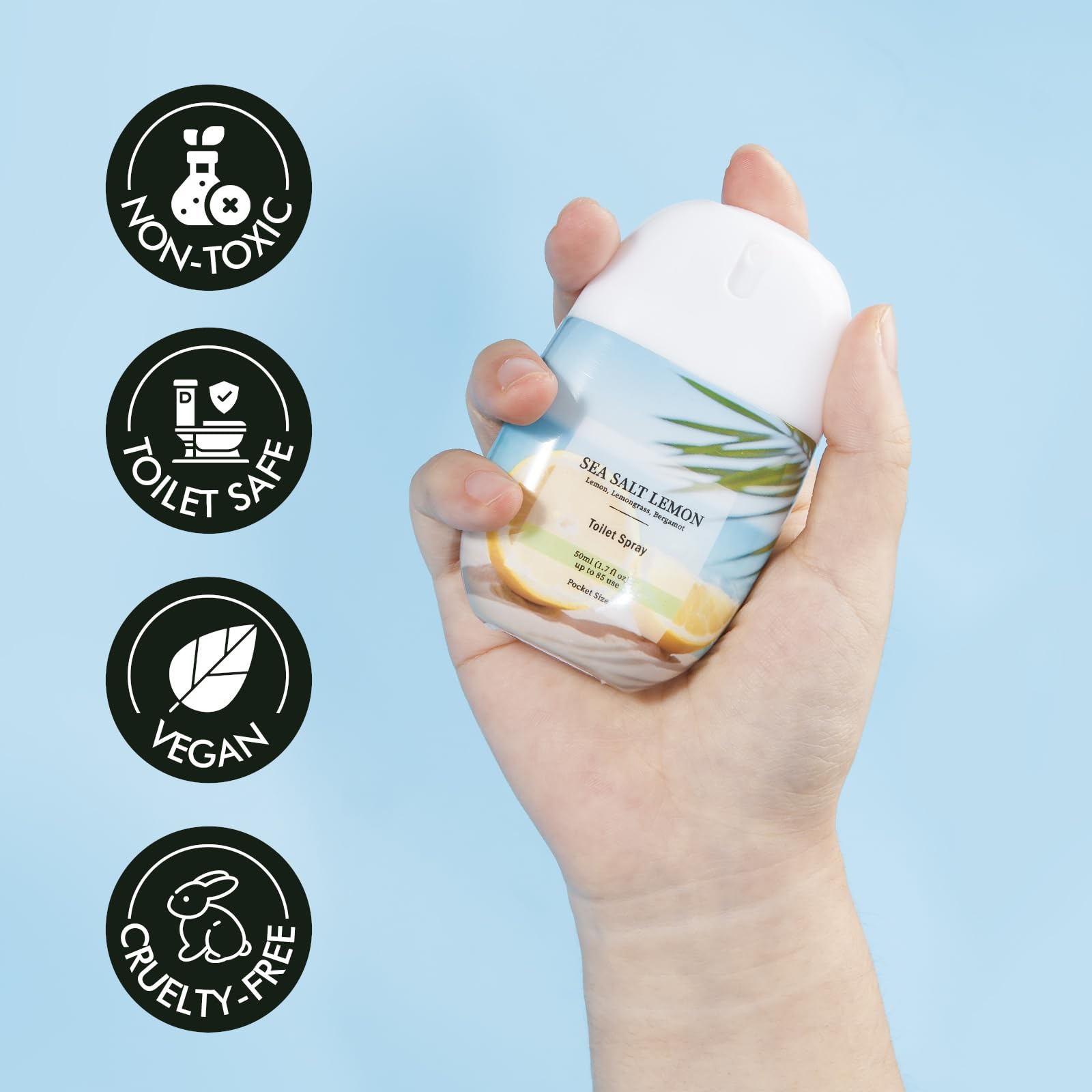 Bright citrus scent lemon lemongrass bergamot