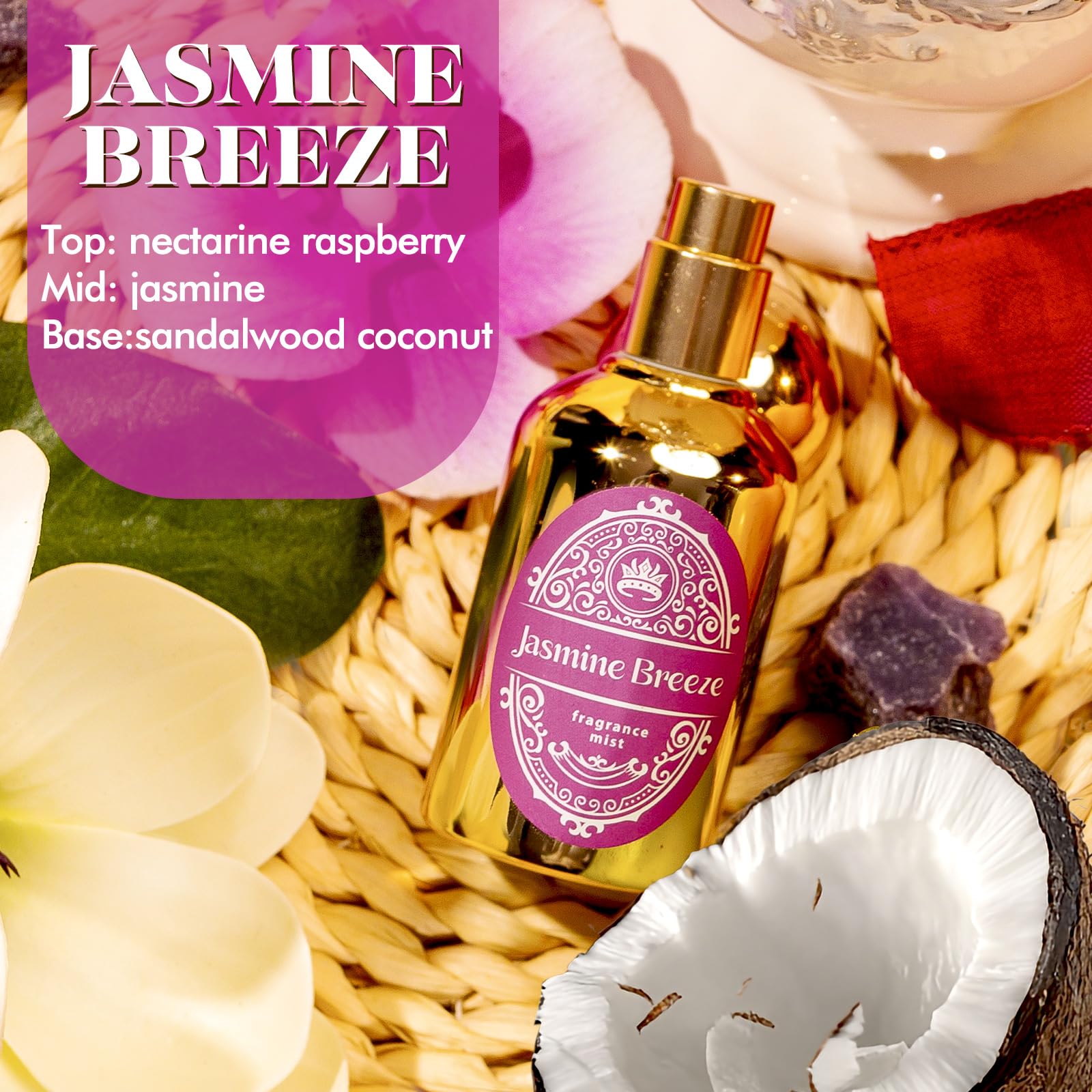 Vanilla Woods note in CLESH Body Spray for Women