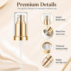 2Pack replacement foundation pumps compatible with multiple brands
