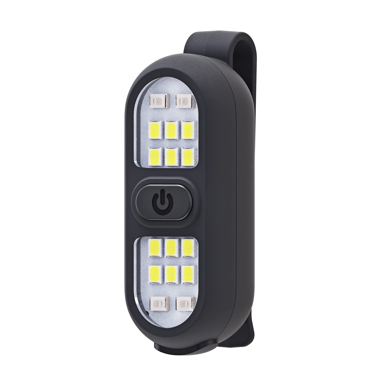 Clip on flashlight for runners compact setup for night running