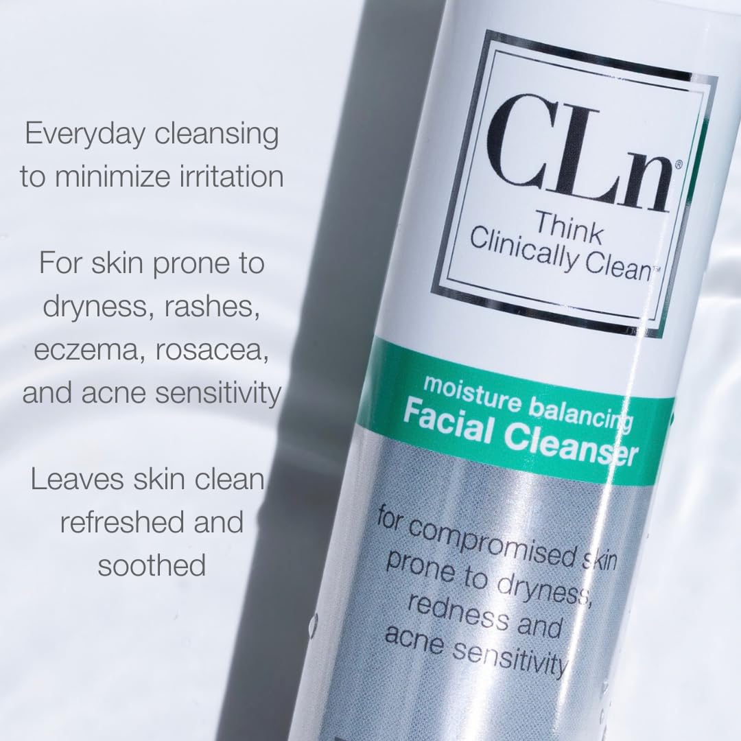 Fragrance free CLn facial cleanser for sensitive skin