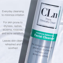 Fragrance free CLn facial cleanser for sensitive skin