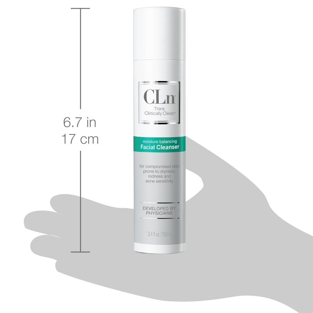 CLn facial cleanser packaging 3.4 oz