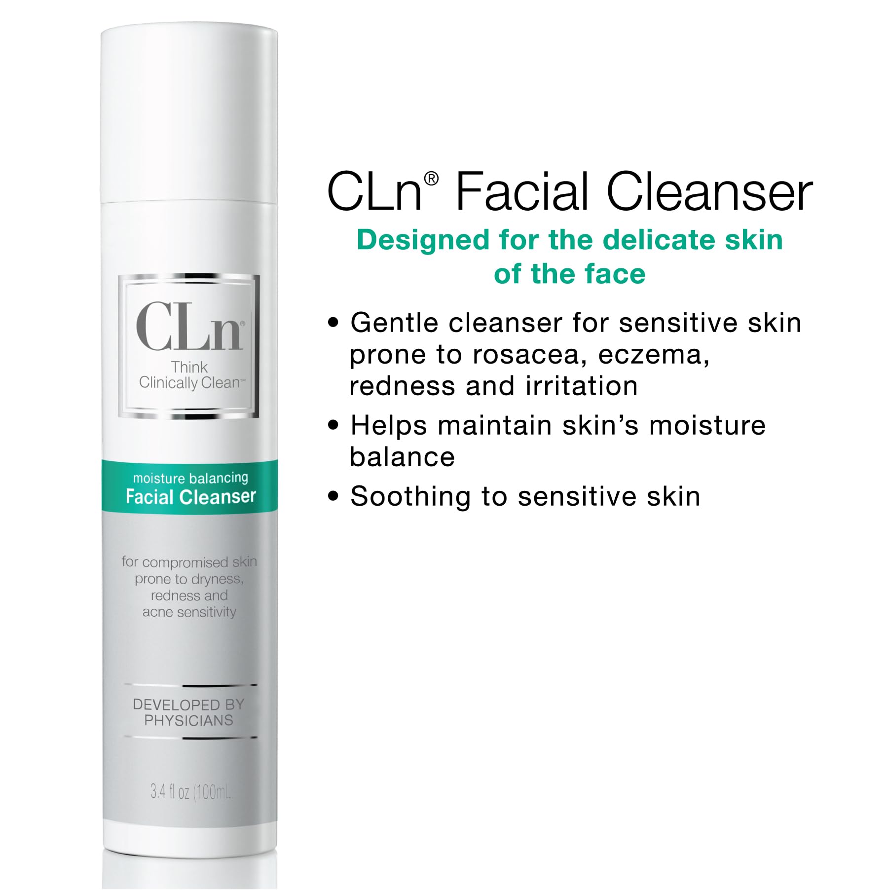 Sodium Hypochlorite formula in CLn facial cleanser