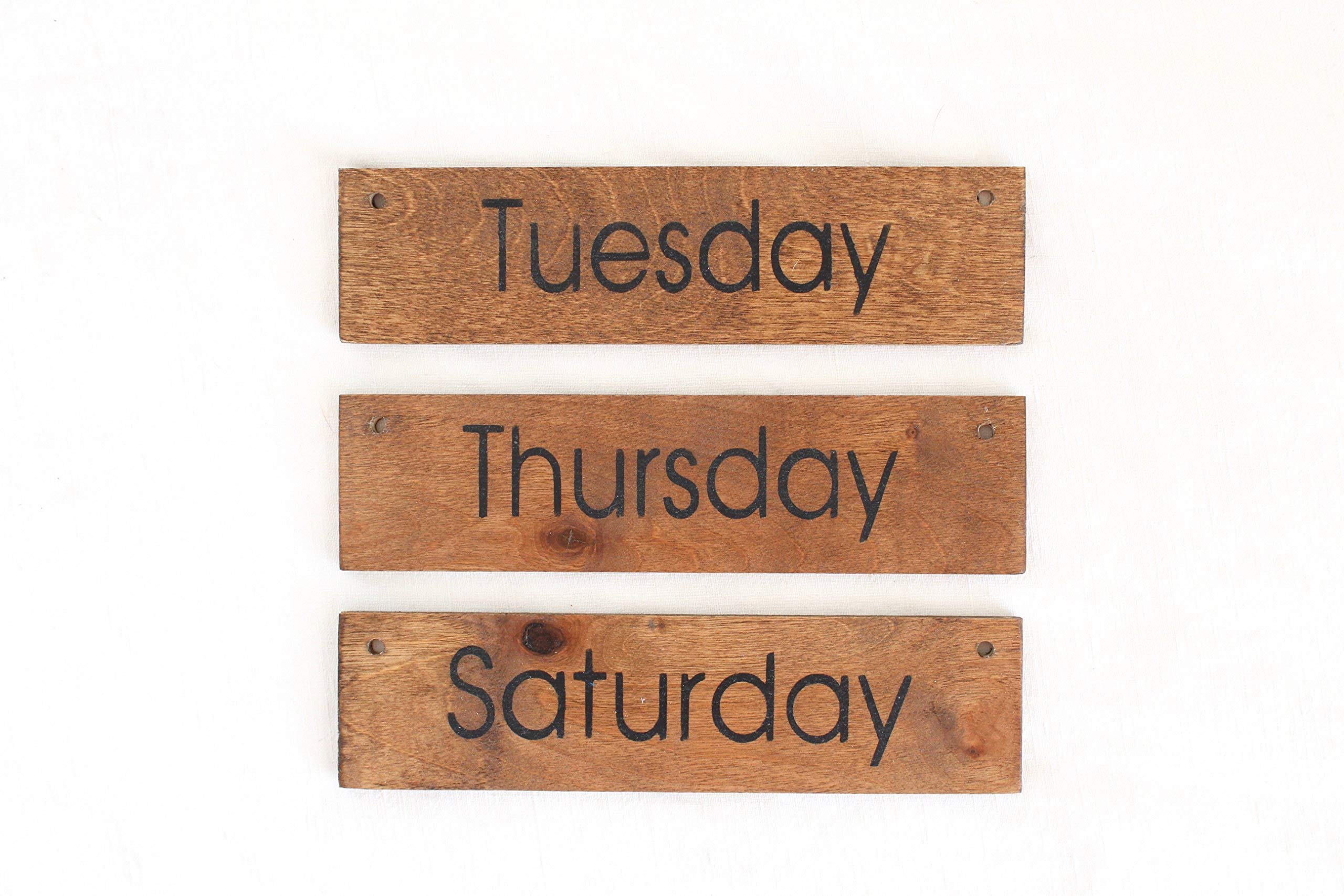 Hanging clock sign chain or jute hanging option
