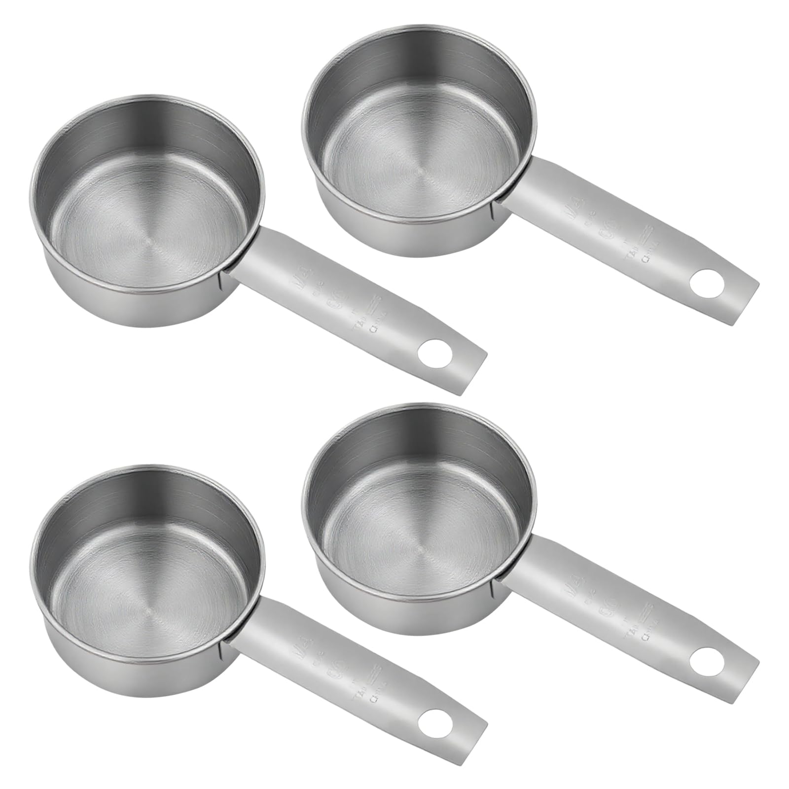 Clofiak 1/4 cup scoop stainless steel ergonomic handle