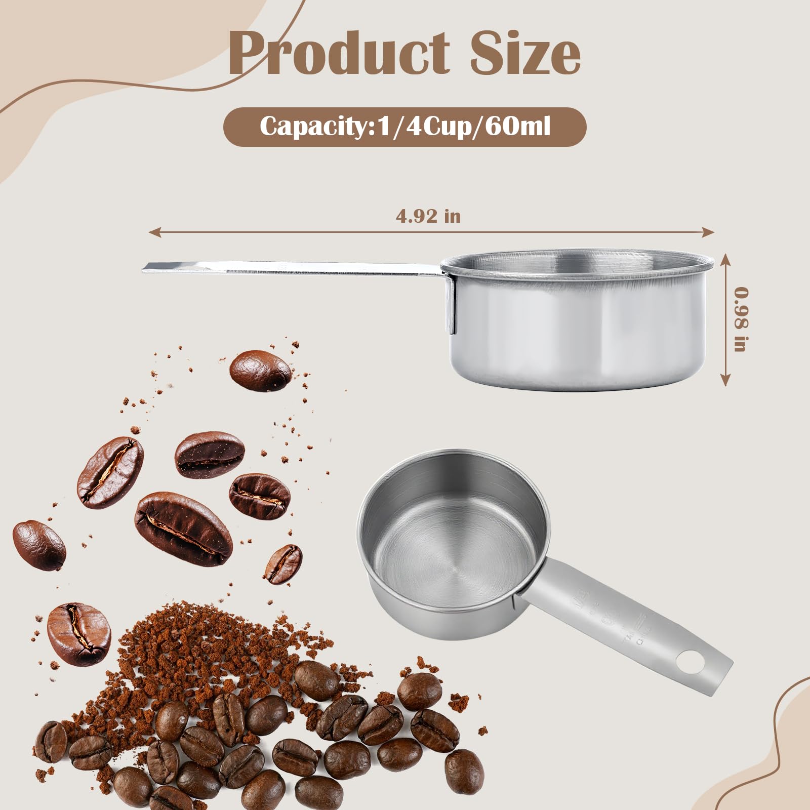 60ml measuring cup marking on Clofiak scoop