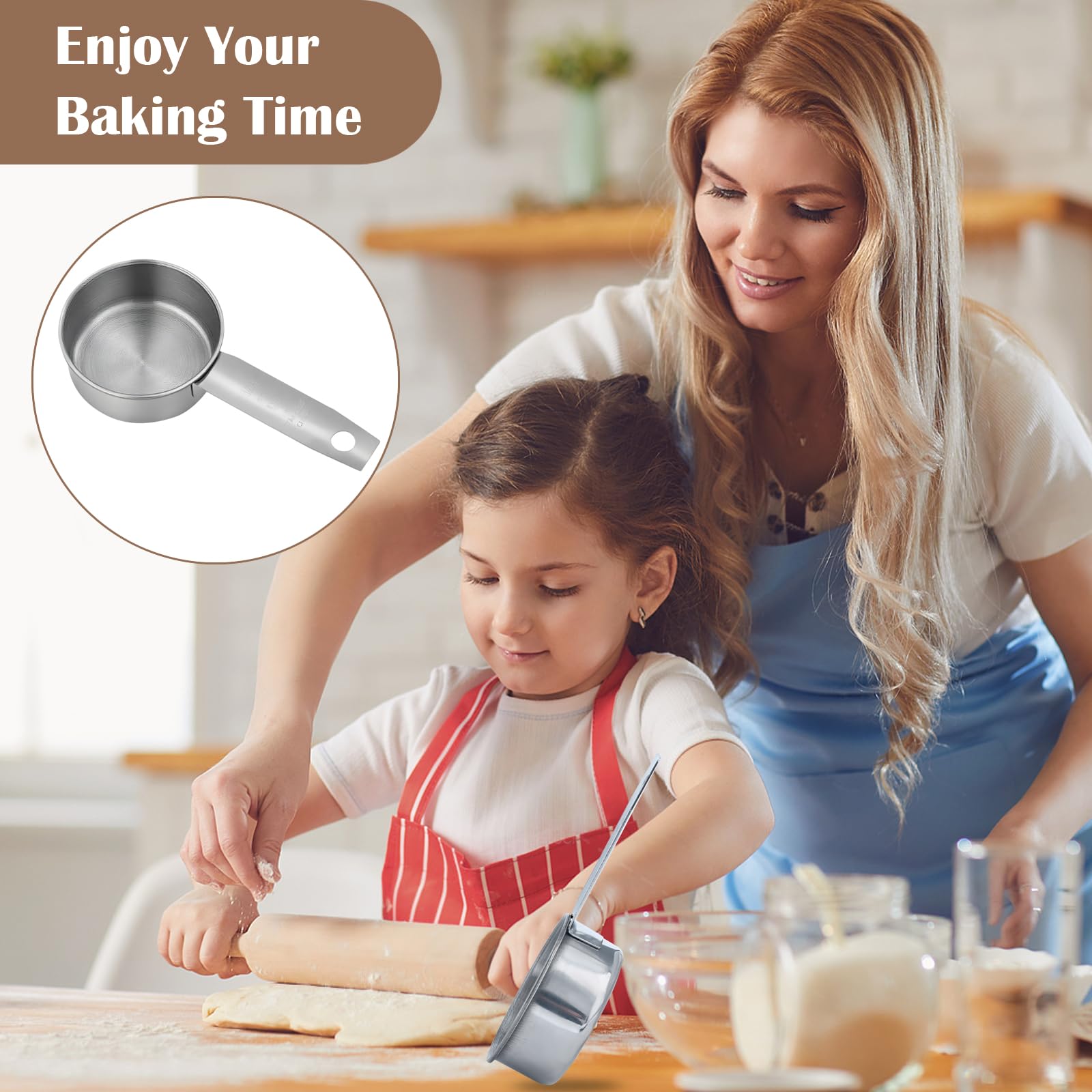 Clofiak quarter cup scoop for dry and liquid ingredients