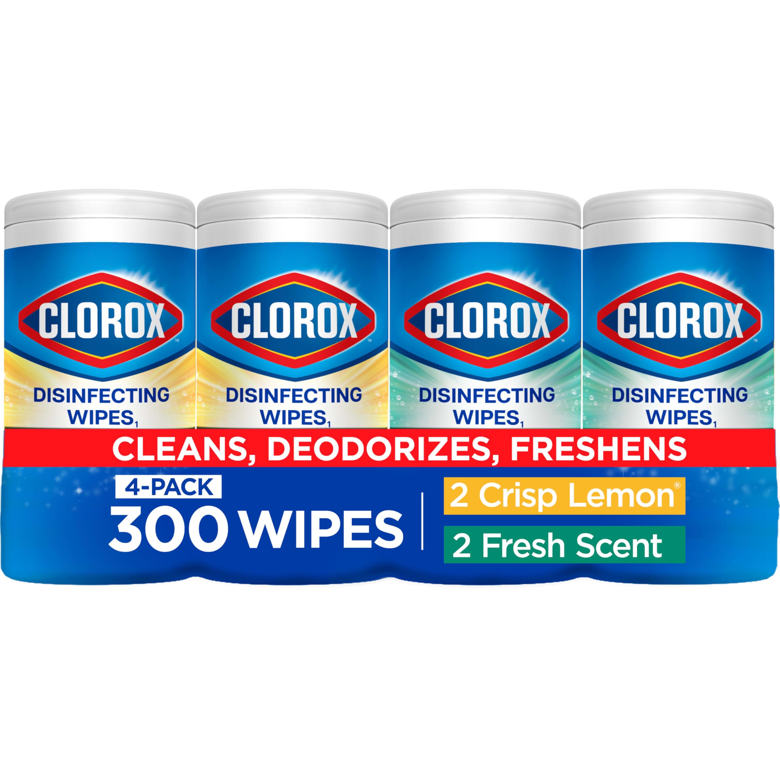 Clorox Disinfecting Cleaning Wipes Variety Pack packaging