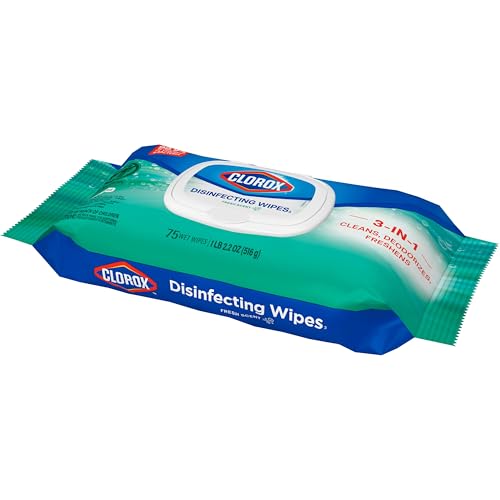 Clorox Wipes kitchen bathroom use label