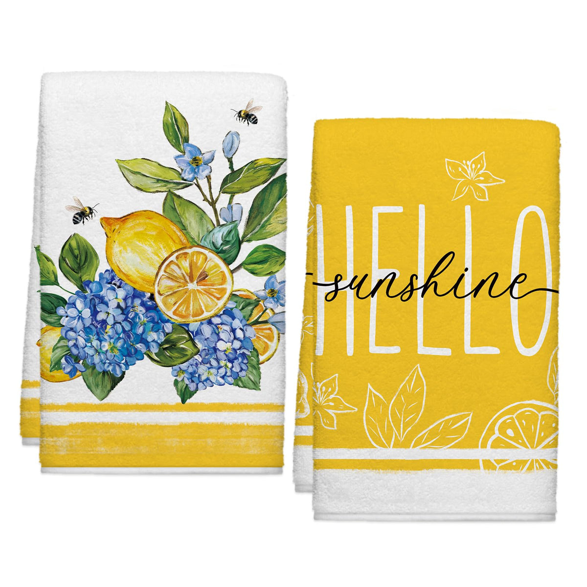 Cloudfomila kitchen towels set of 2 18x26 inches