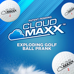 CloudMAXX exploding golf balls prank ball set for golfers