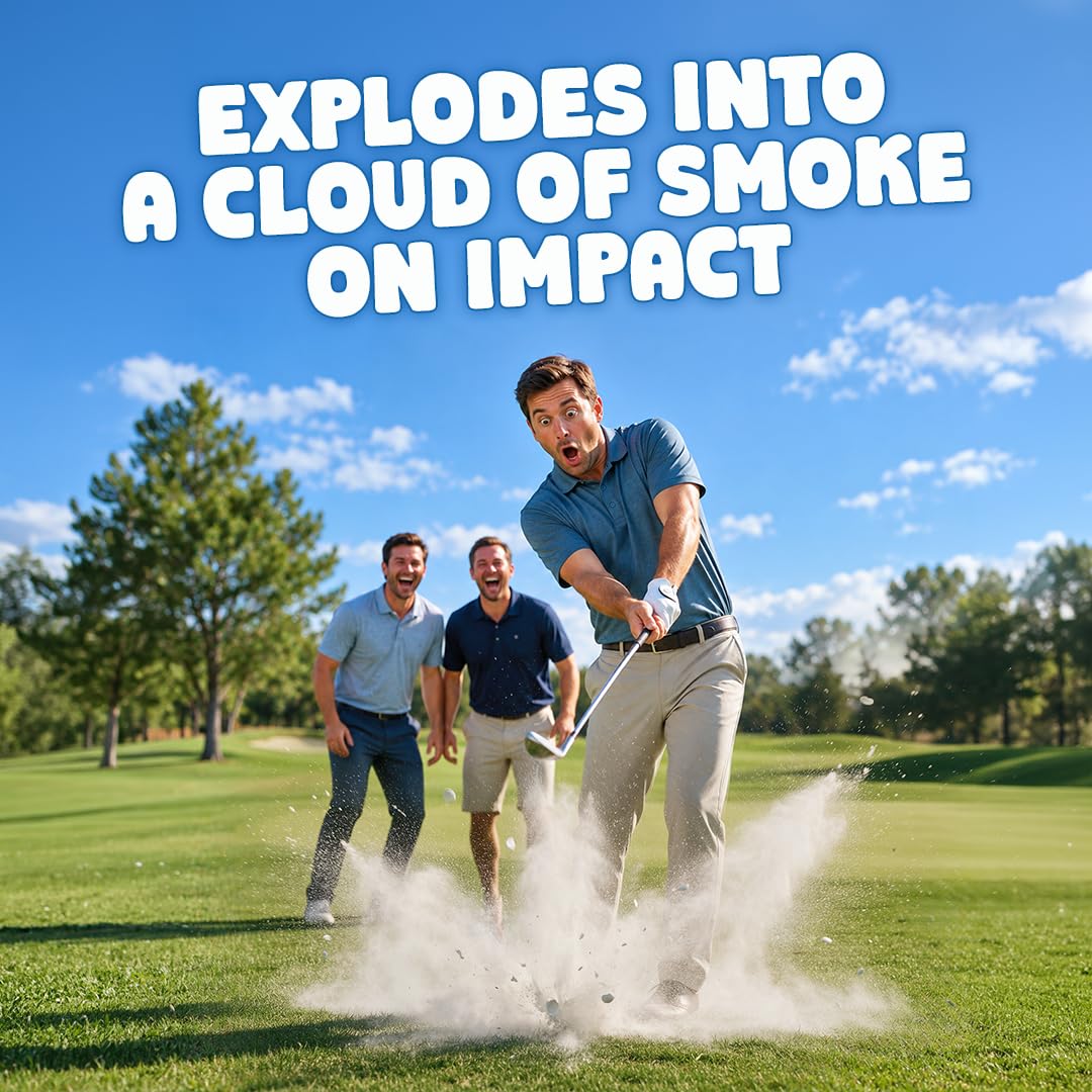 Funny Cloud on Impact prank ball by CloudMAXX golf balls