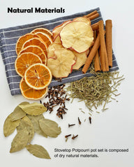 Dried clove and cinnamon in potpourri mix