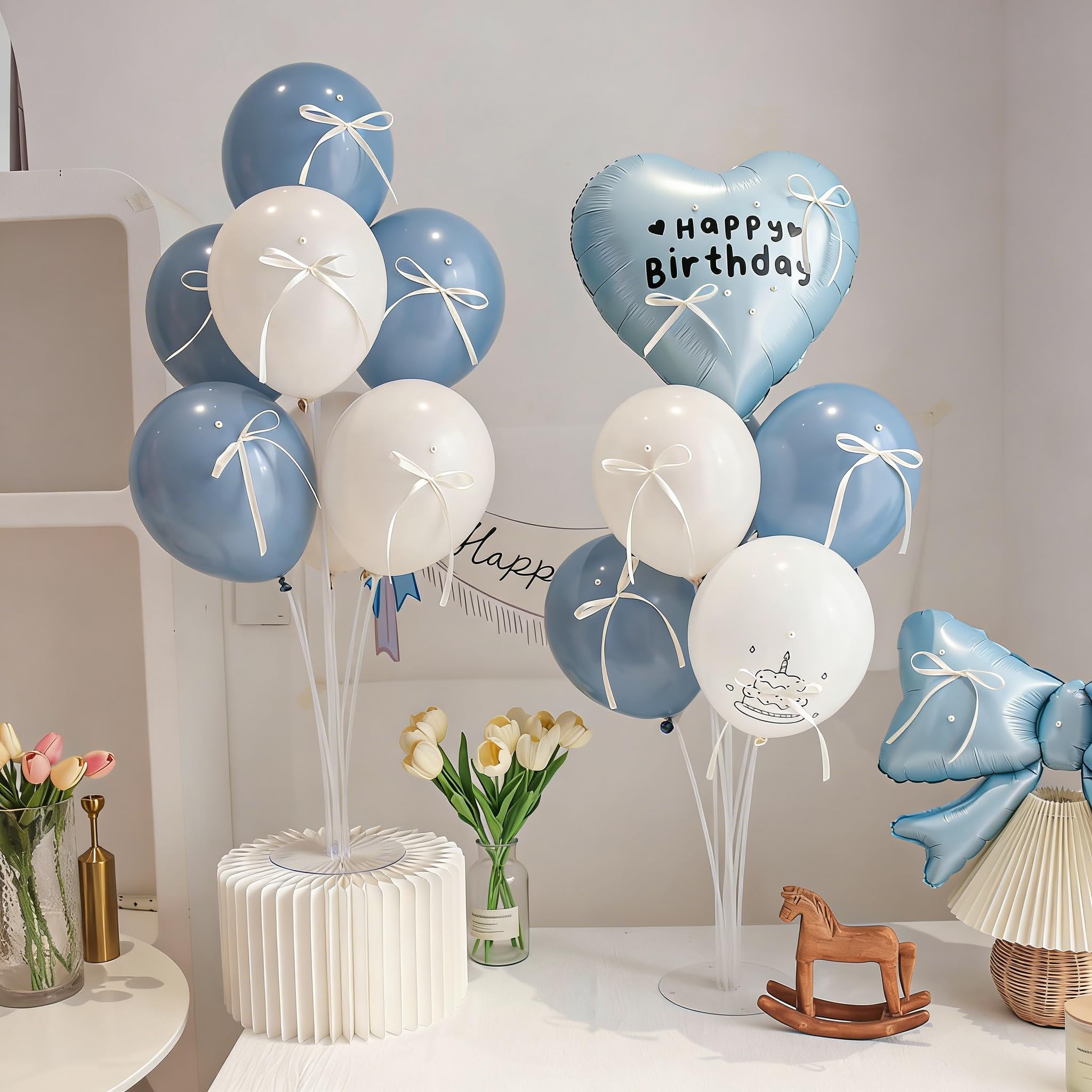 Floor and table balloon stand setup by CLoverHust