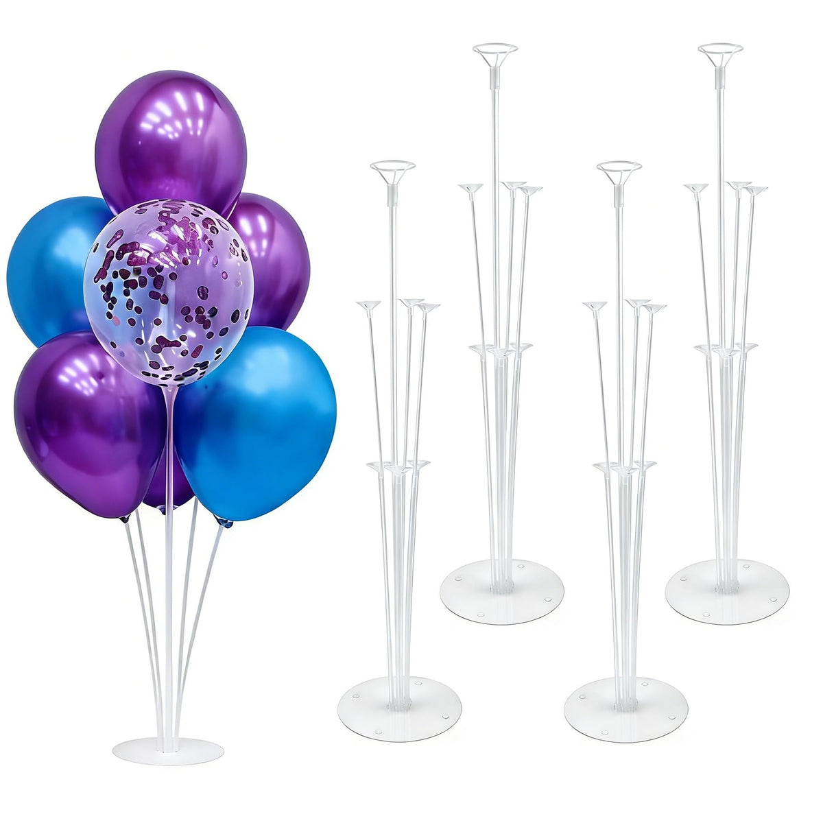 CLoverHust balloon stand kits 4 sets package view
