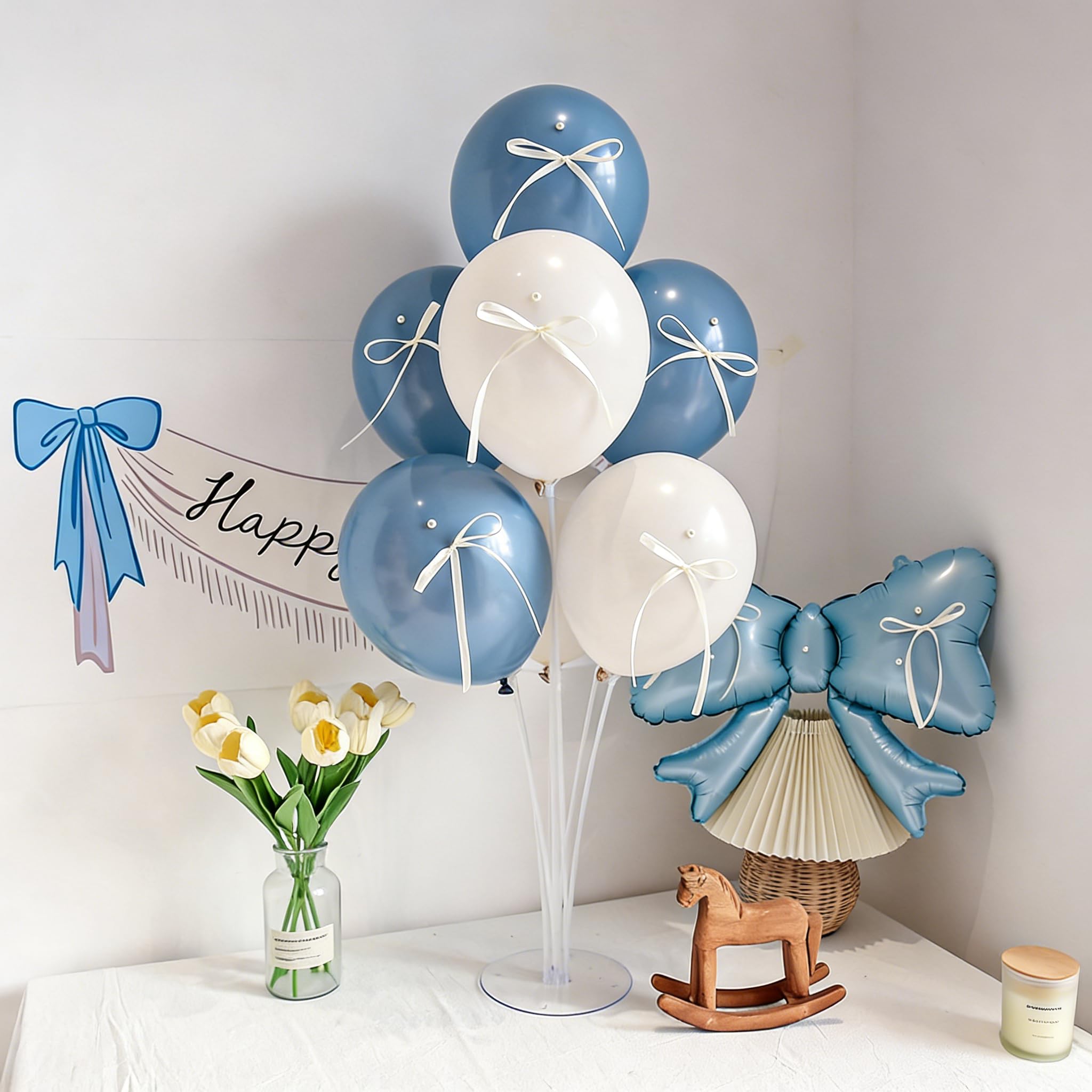 Reusable CLoverHust balloon stand kit configuration