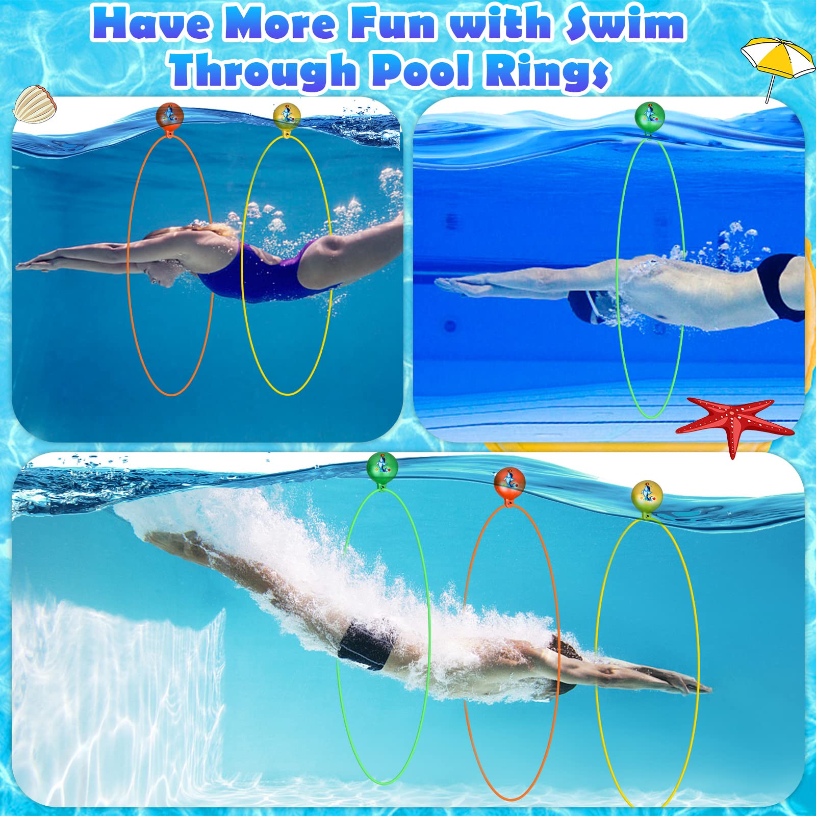 Balloon included with rings and inflator image
