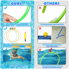 Orange diving ring color with balloons image
