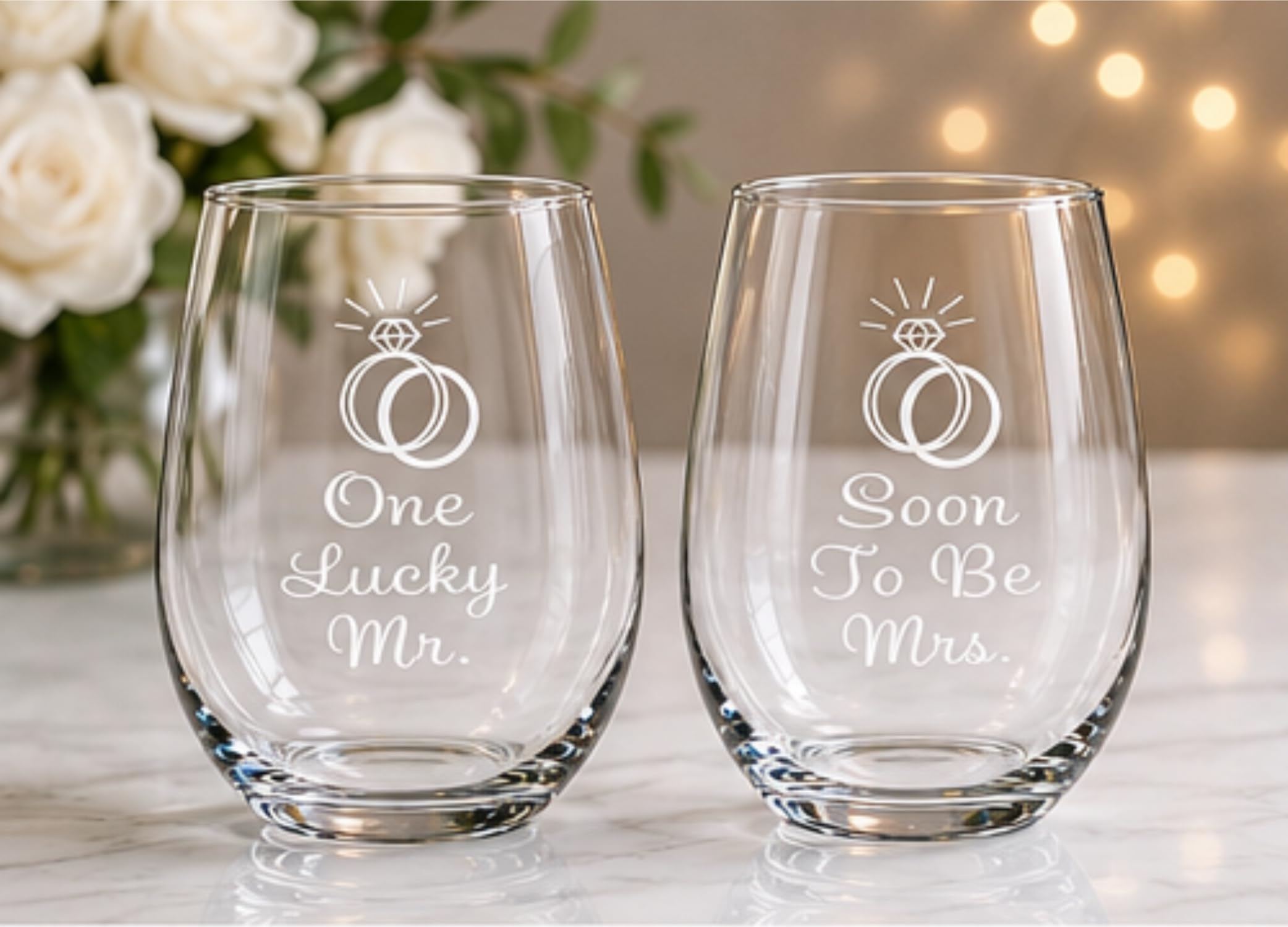 Permanent laser engraving quality on wine glasses