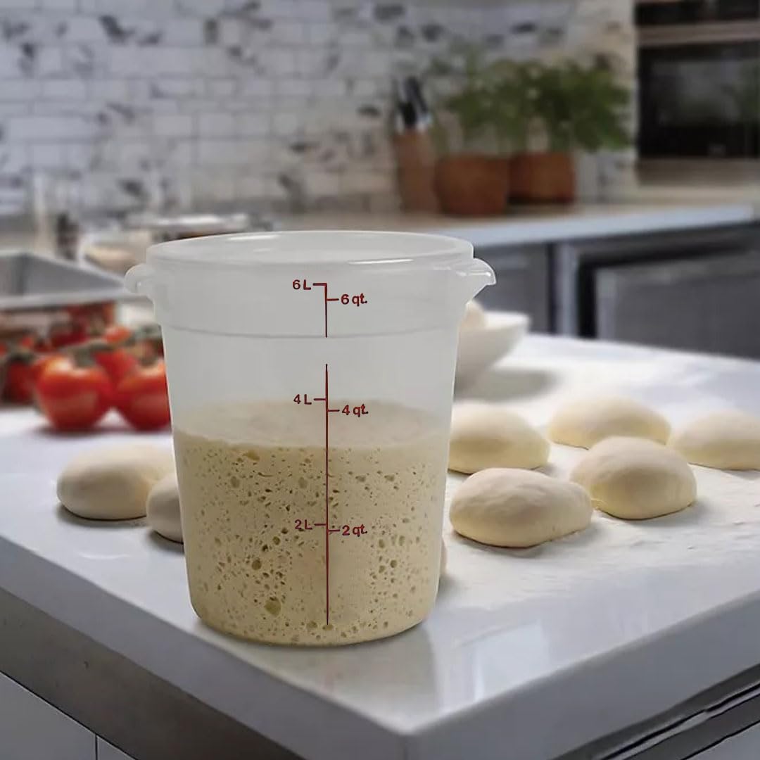 Two-pack Cmbro food storage containers with lids and scraper bundle