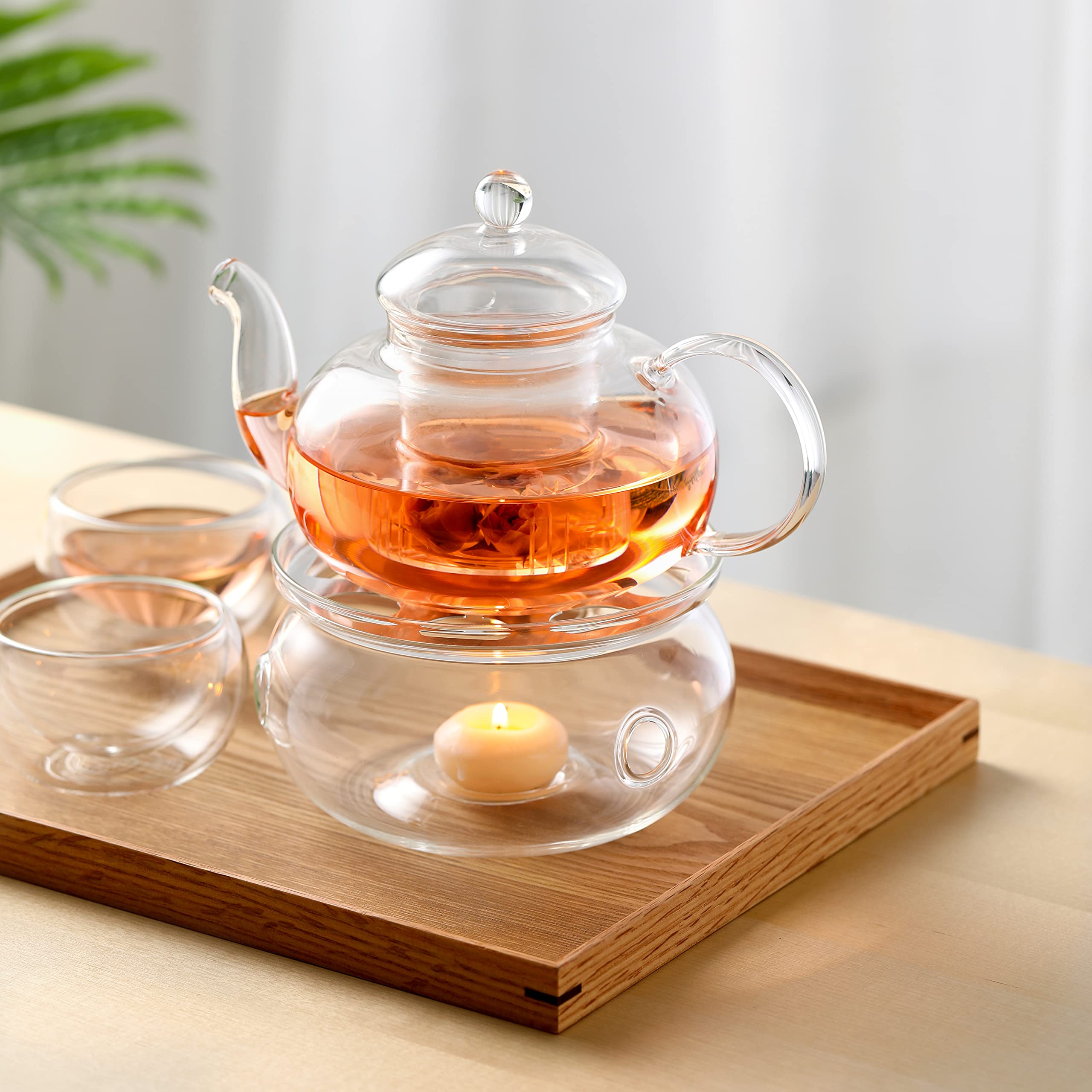 Top rack dishwasher safe CNGLASS teapot