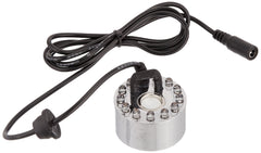 CNZ Mist Maker Fogger with 12 LED Lights emitting mist over water