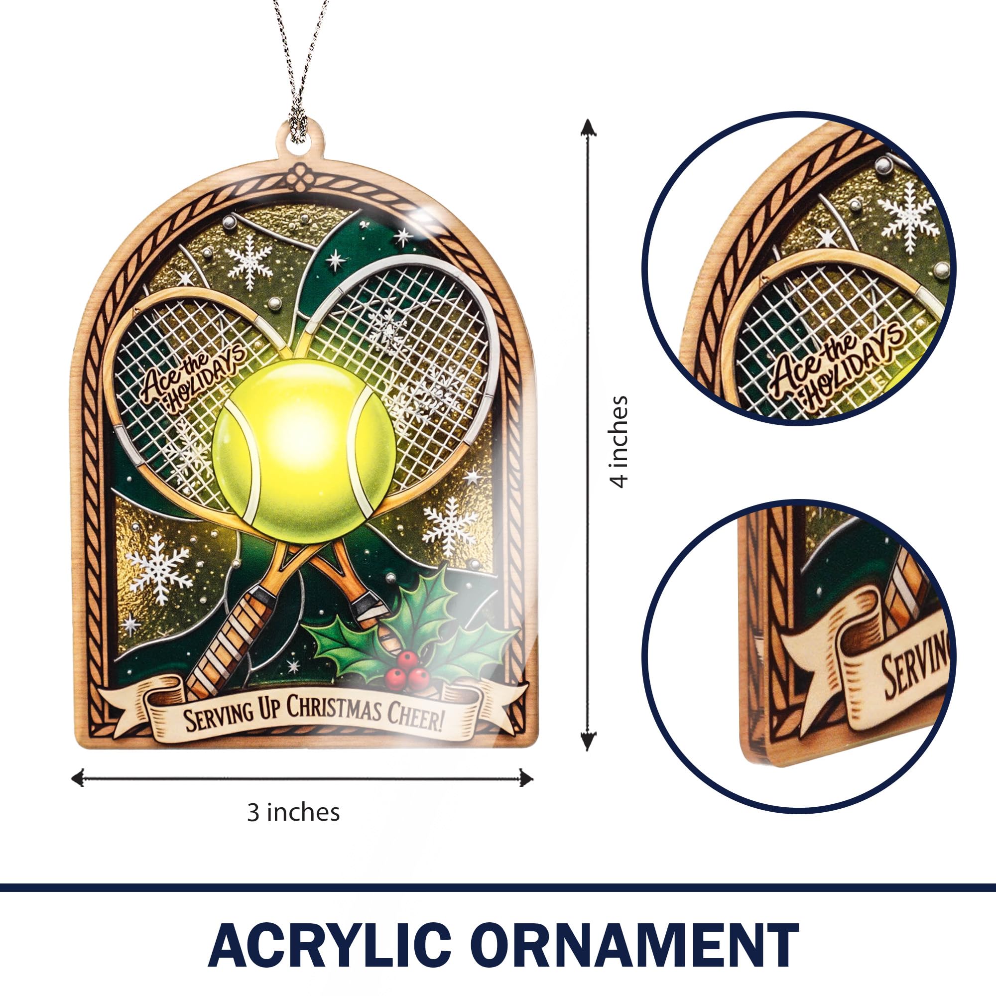 Christmas ornament 2025 decorative keepsake with vibrant colors