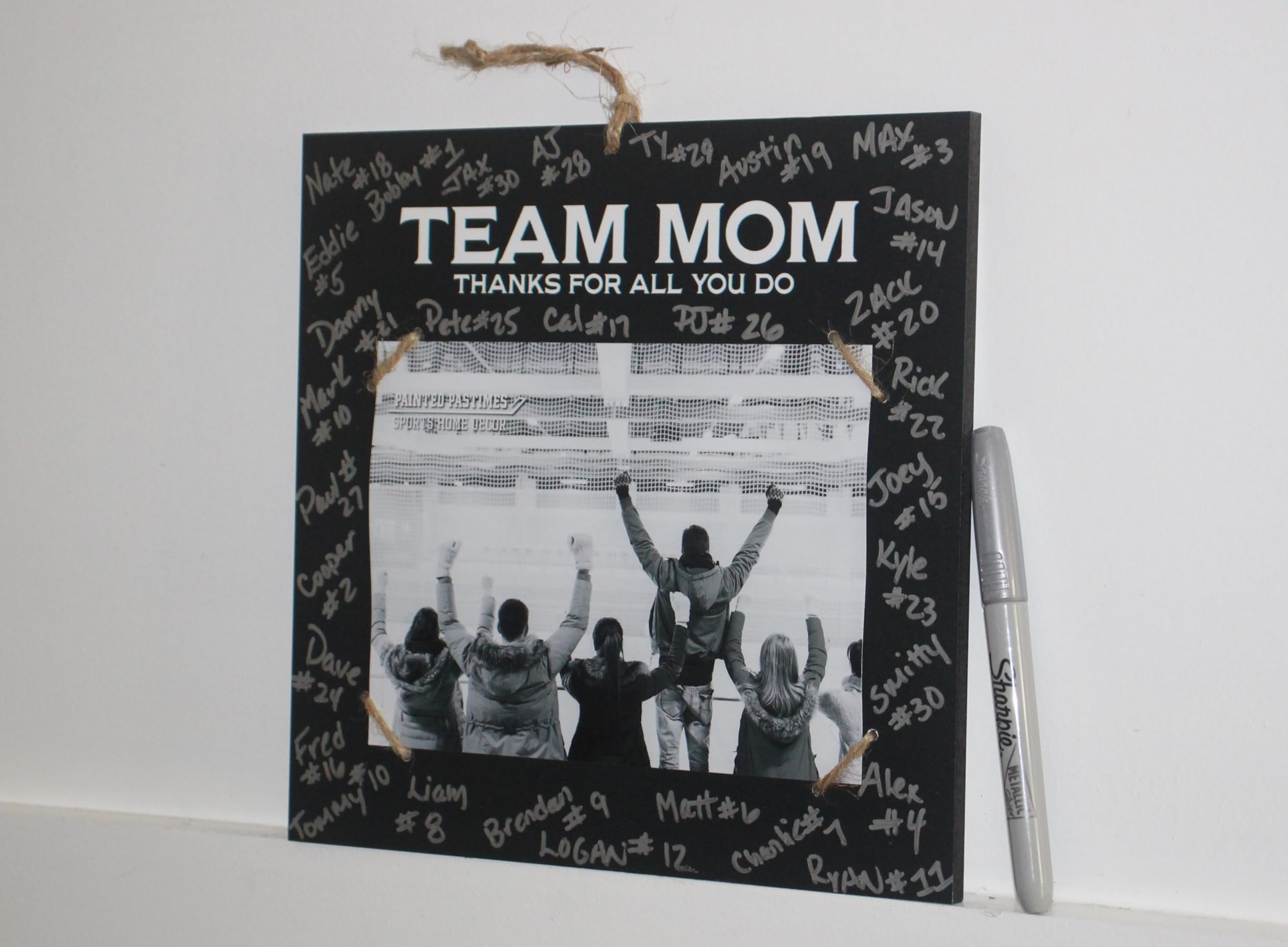 Coach thanks frame with 5x7 photo option