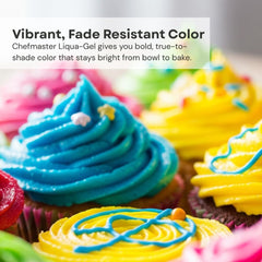 Premium fade-resistant color for baking and decorating