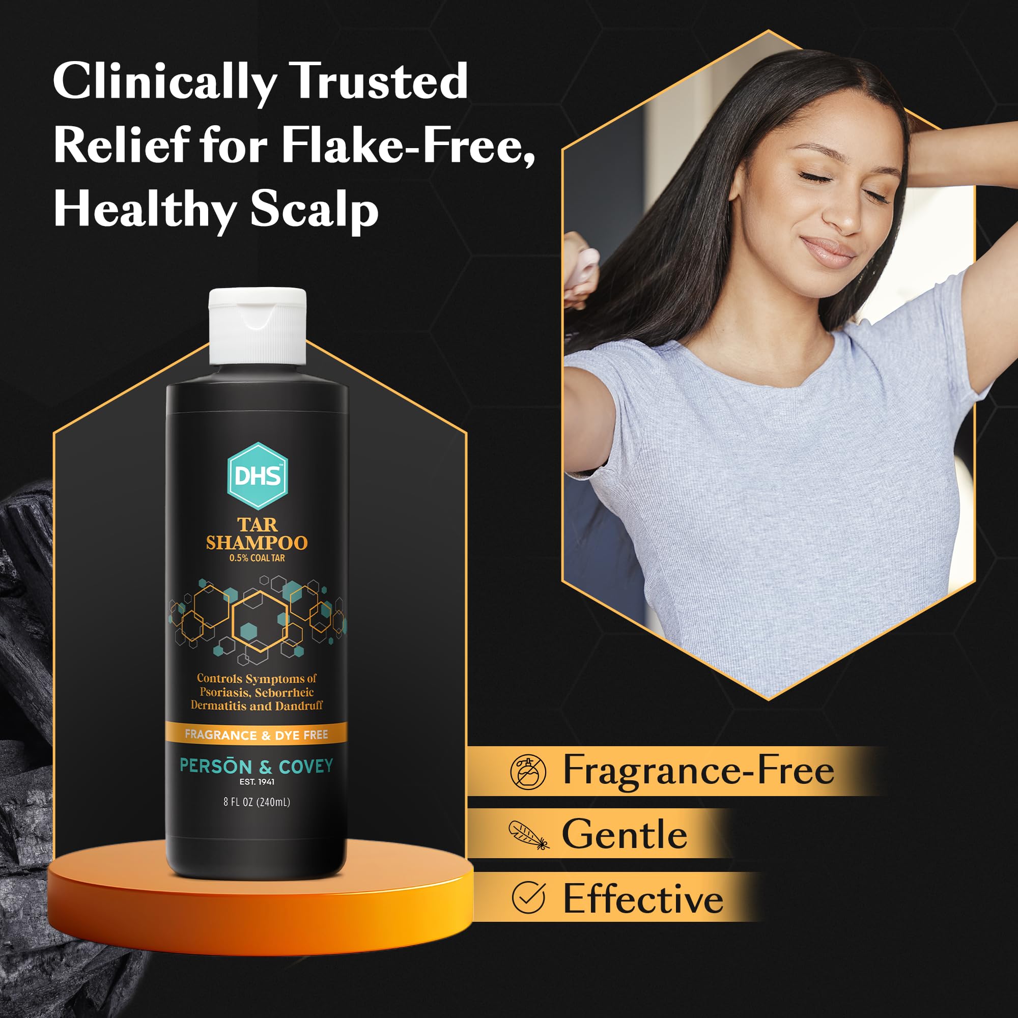 Fragrance free formula for scalp care