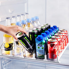 Coanto Drink Organizer for Fridge 5 Row holds 25 drinks