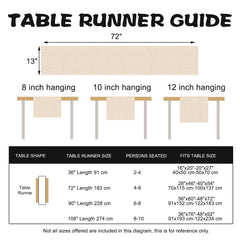 Coastal Burlap Table Runner by Croar close up edge