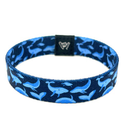Coastal Whale Tale Bracelet size 7.5 Medium on wrist