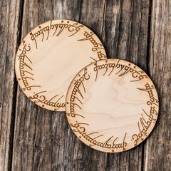 Wedding Gift Maple Coasters