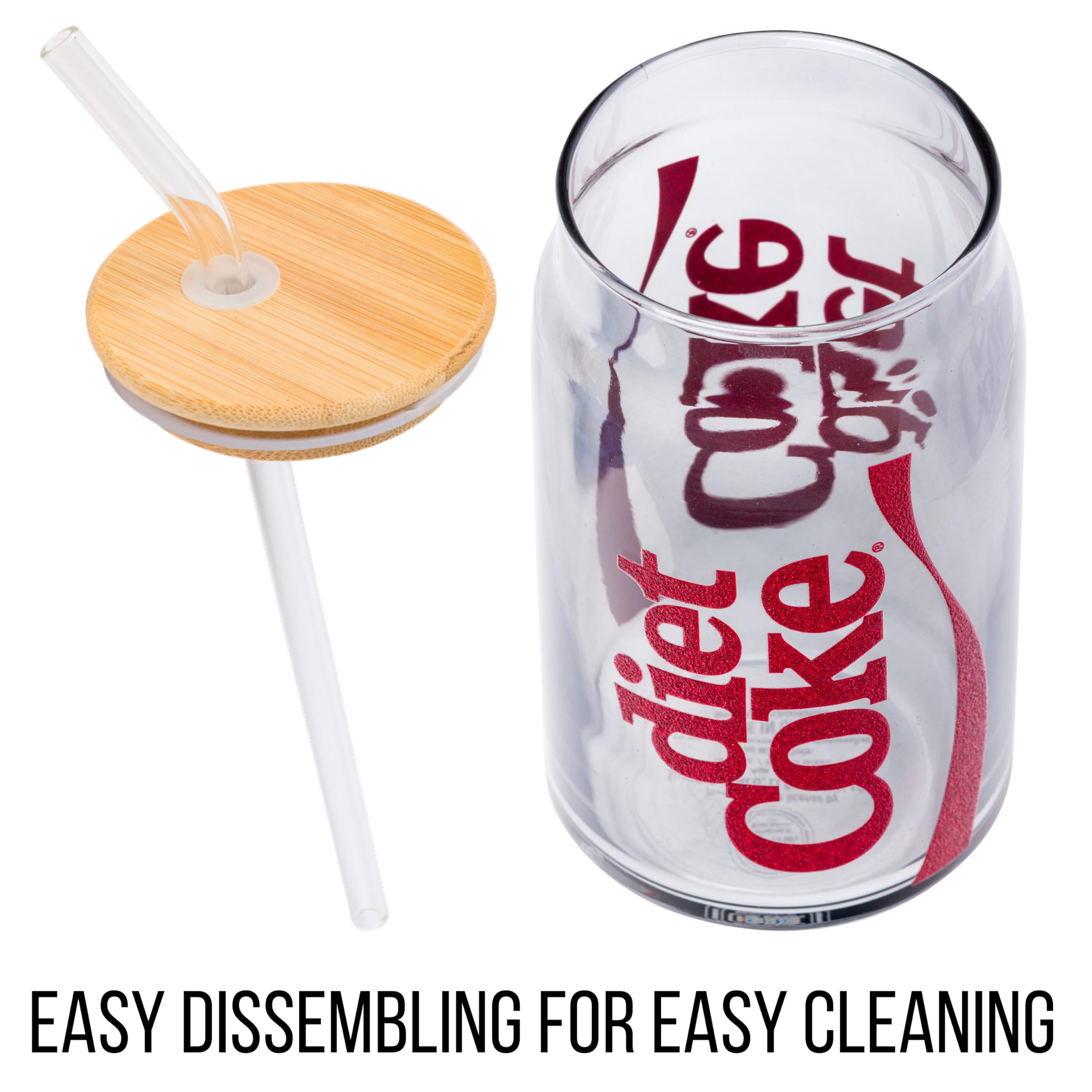 diet coke themed drinkware suitable for iced beverages