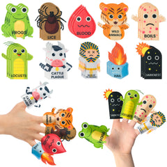 COcnny Passover Plague Finger Puppets 30pcs set