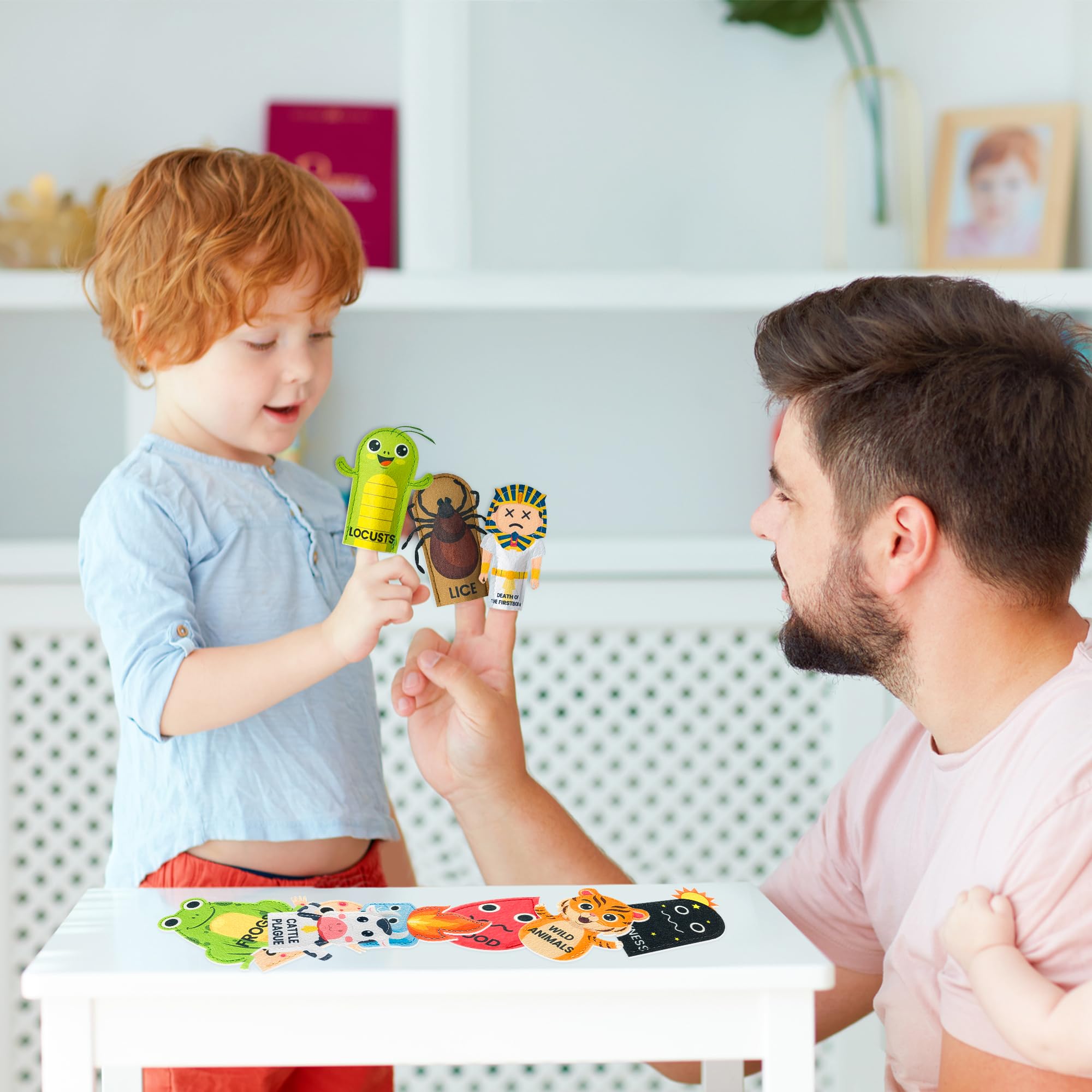 Passover Seder educational puppets for kids