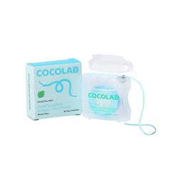 CocoPlush Floss Threaders by COCOLAB Mint Scent 30ct 1-Pack packaging