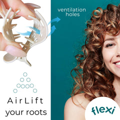 Root lifting hair clips for curls Cocoa & Cali