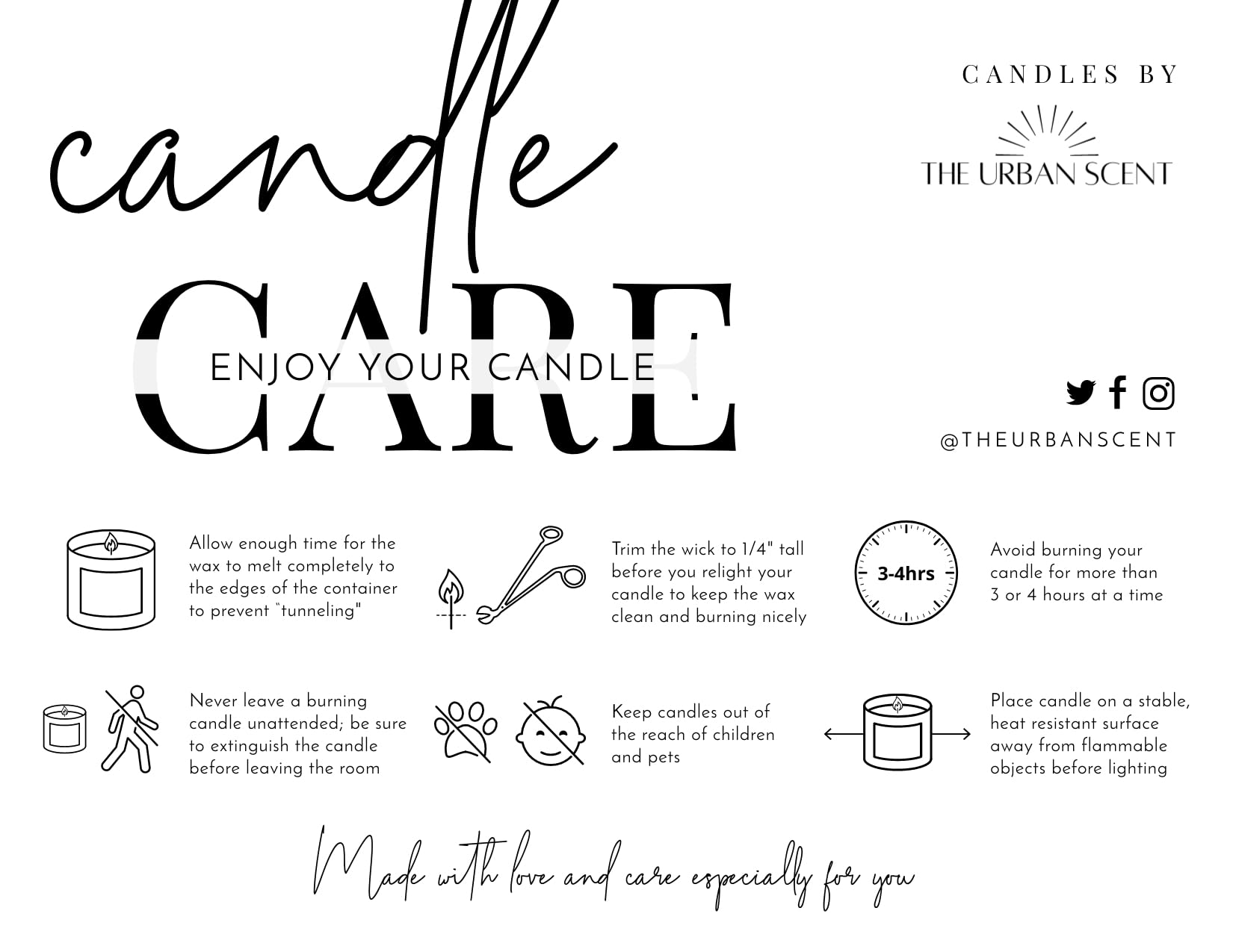 Cocoa Butter Cashmere Candle with phthalate-free fragrance oils