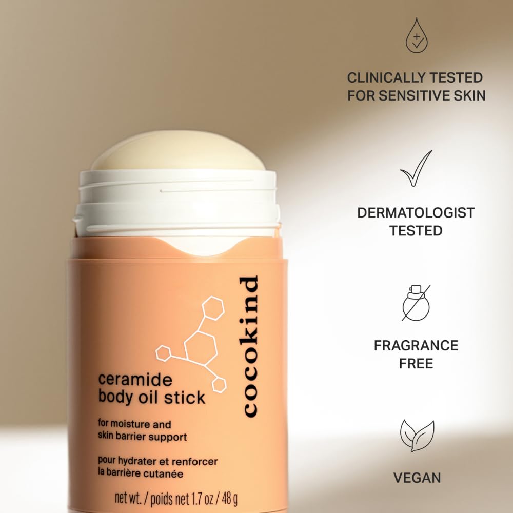 Cocokind Ceramide Body Oil Stick 1.7 Oz detail