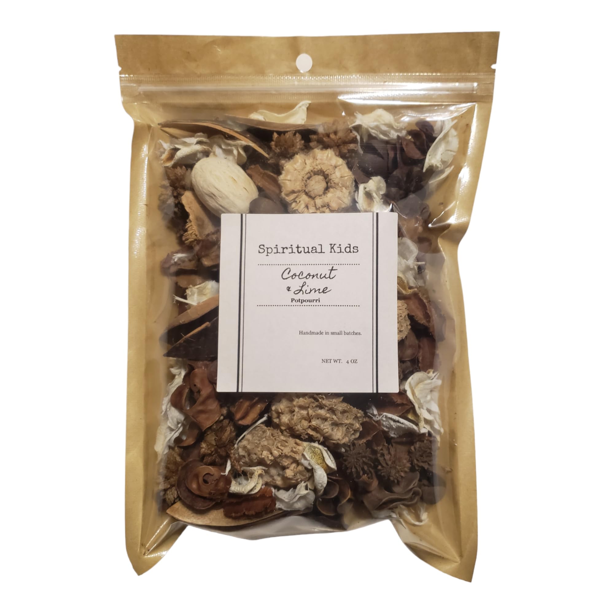 Coconut & Lime Potpourri 4oz handmade scented potpourri product photo