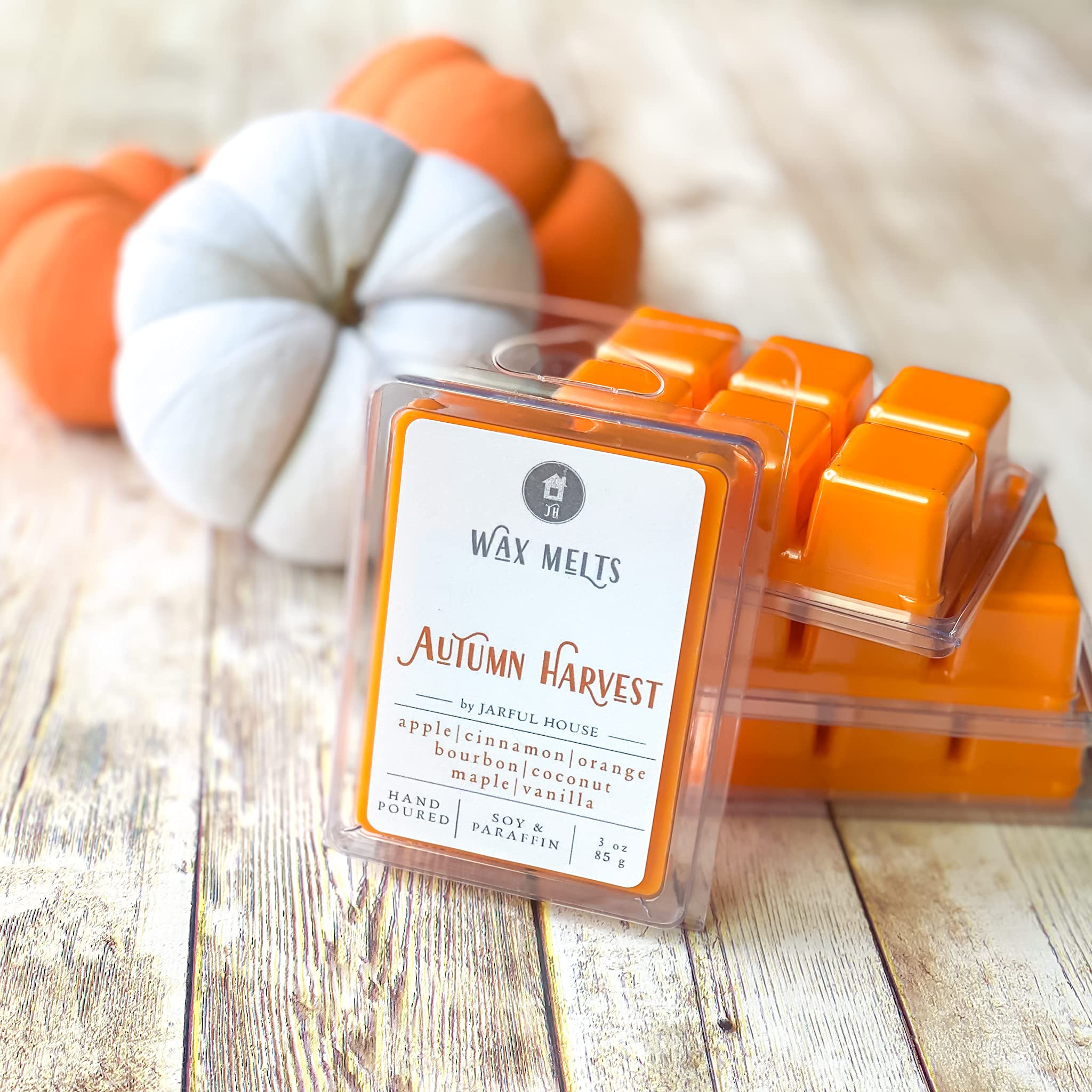 Wax melts designed for tart burners Jarful House Autumn Harvest