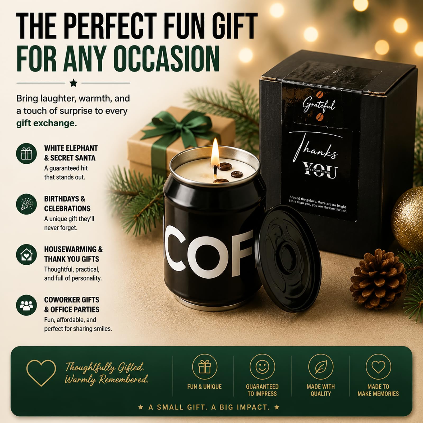 Ideal for Christmas exchanges coworker gifts and gatherings