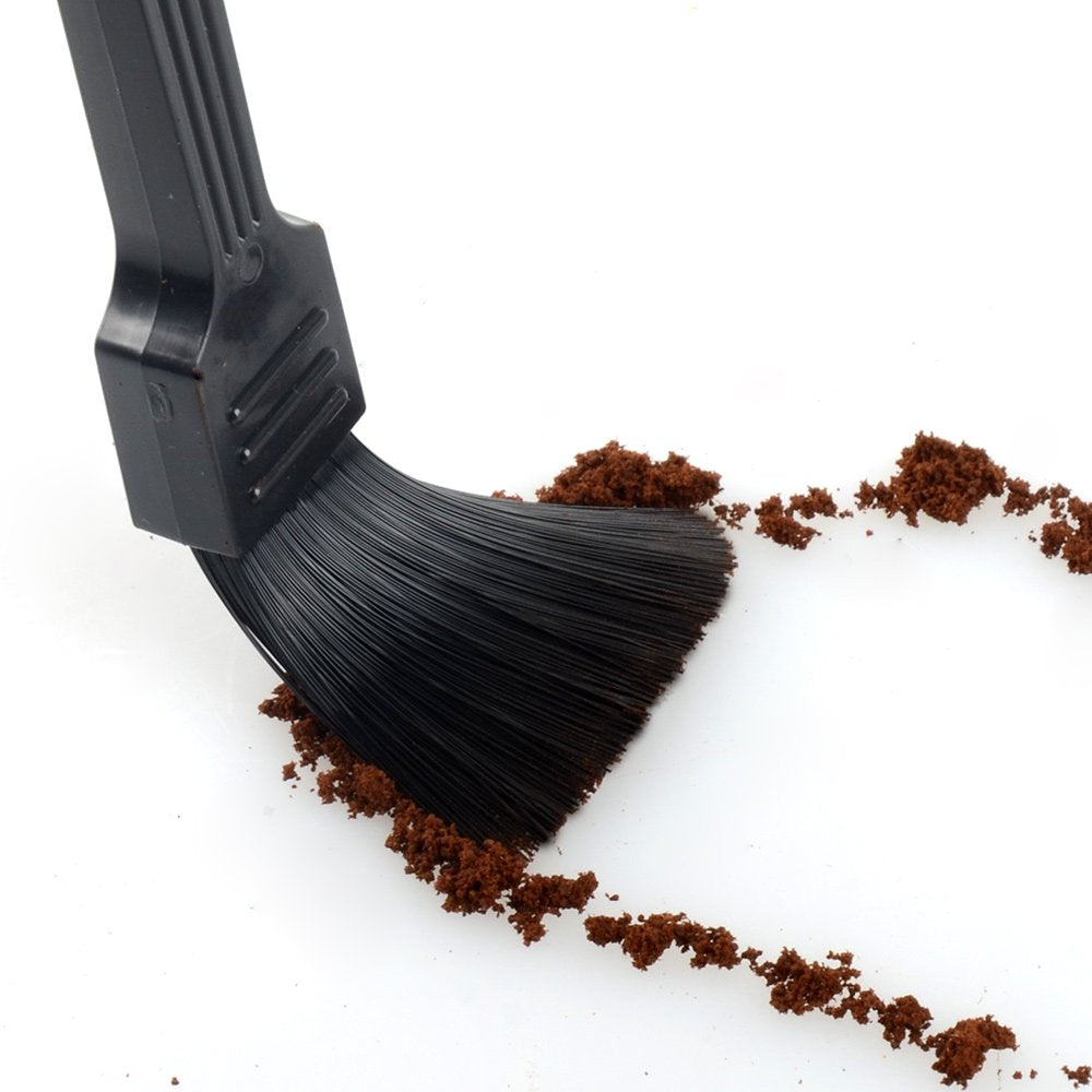 Professional brush designed to remove coffee grounds without damage
