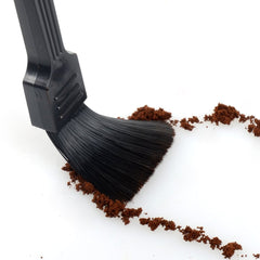 Professional brush designed to remove coffee grounds without damage