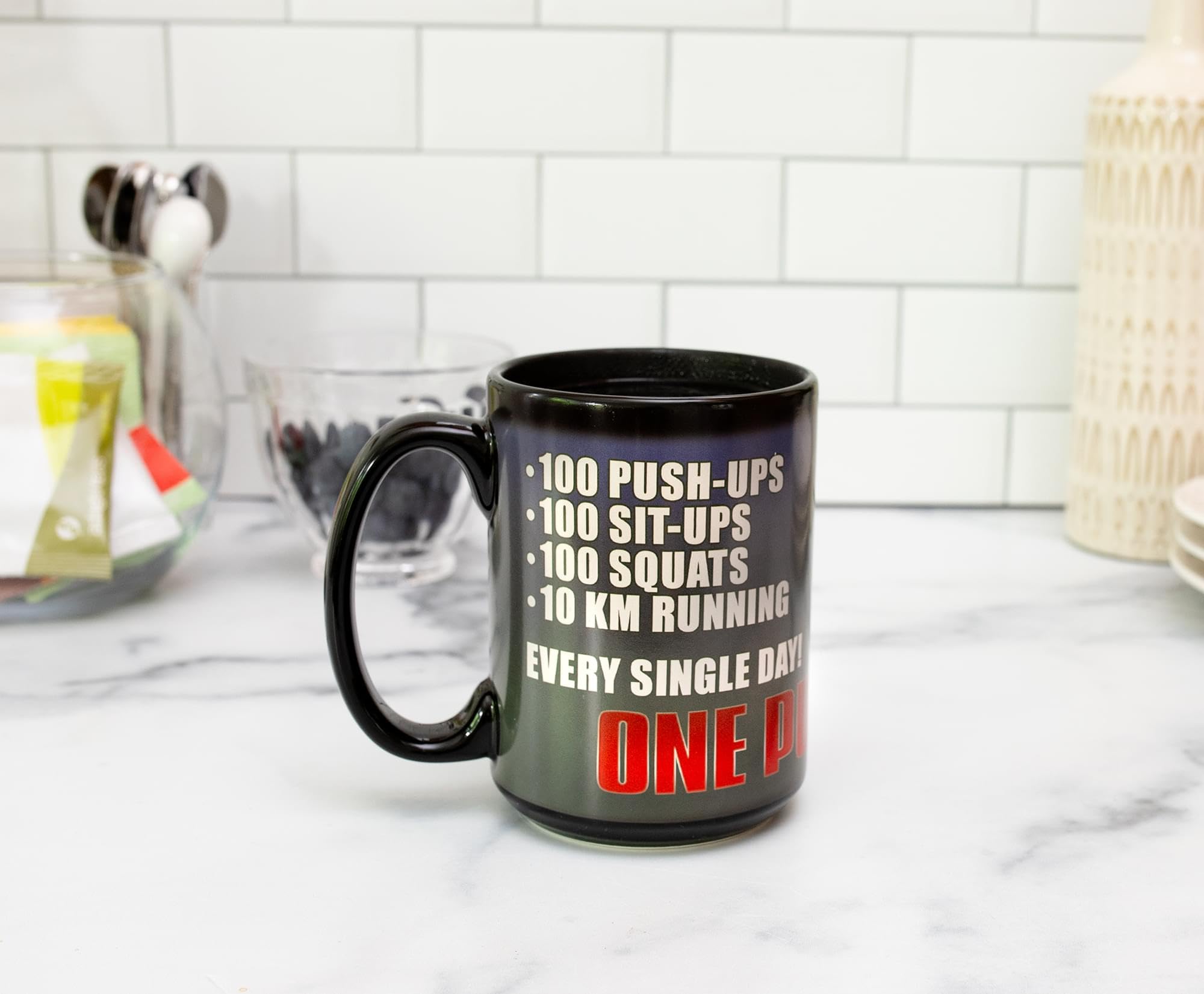 Giftable Just Funky mug for One Punch Man fans