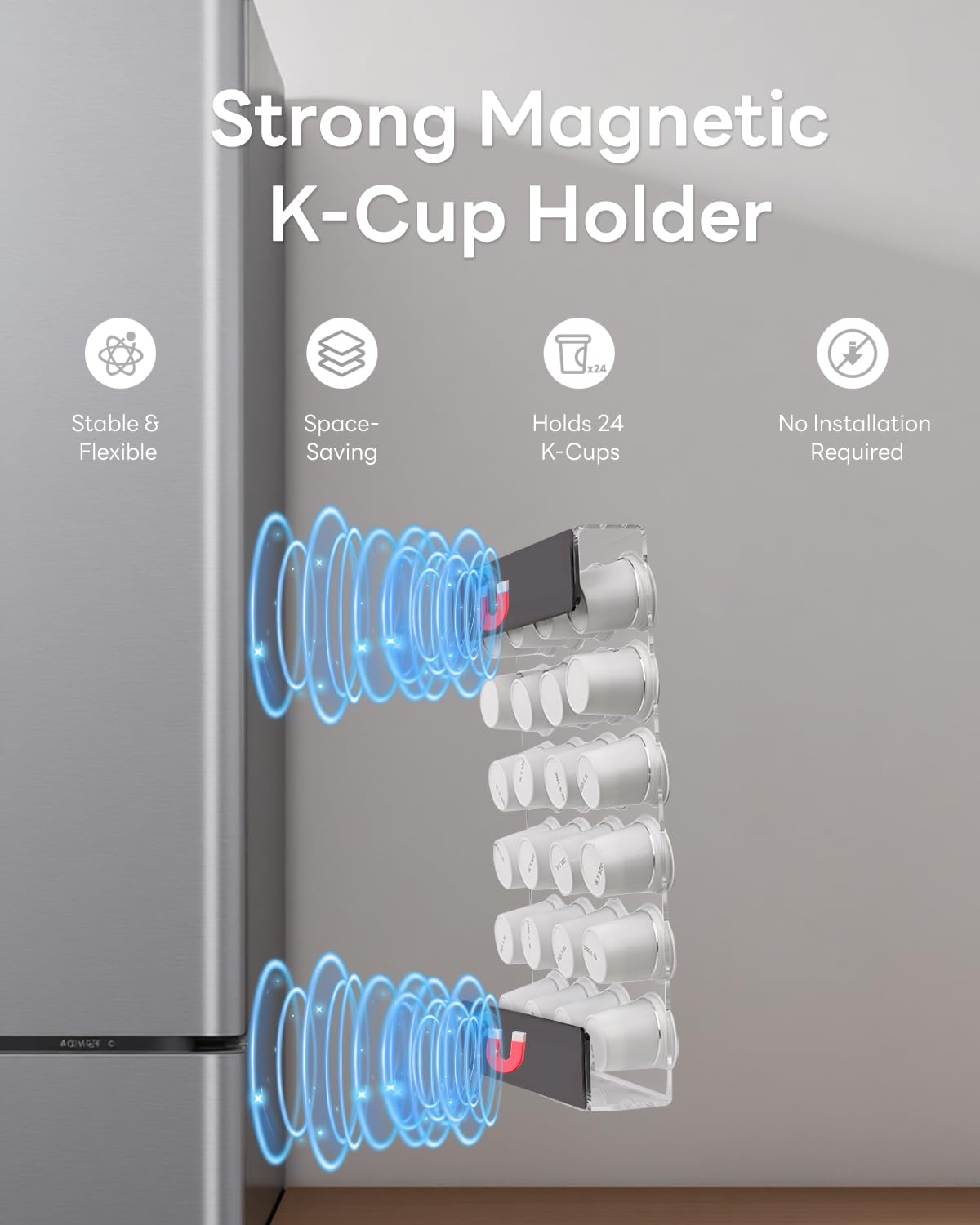 24 K-Cups storage for coffee pods