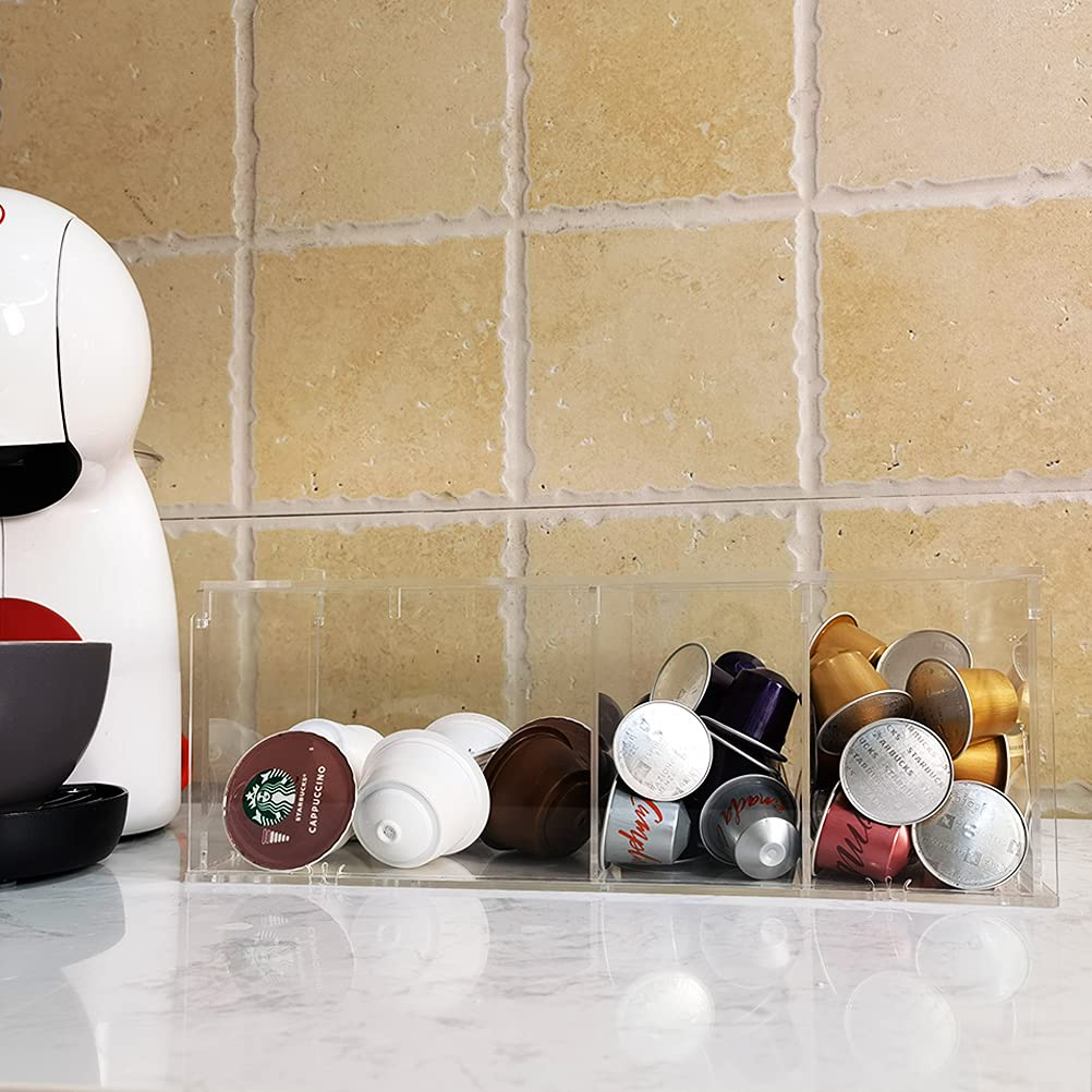 Versatile organizer for coffee capsules tea bags and sugar packets